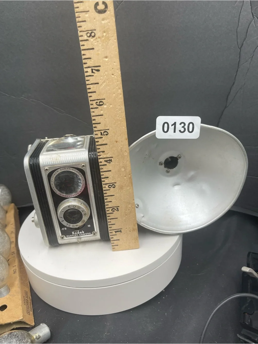 Vintage Kodak Duaflex II Camera with Flash & Extras